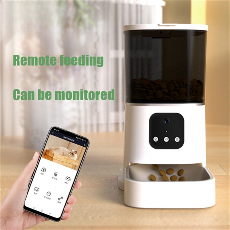 ✨Distributeur Automatique de Croquettes pour Chiens & Chats – 6L, Contrôle via Application & Enregistrement Vocal✨