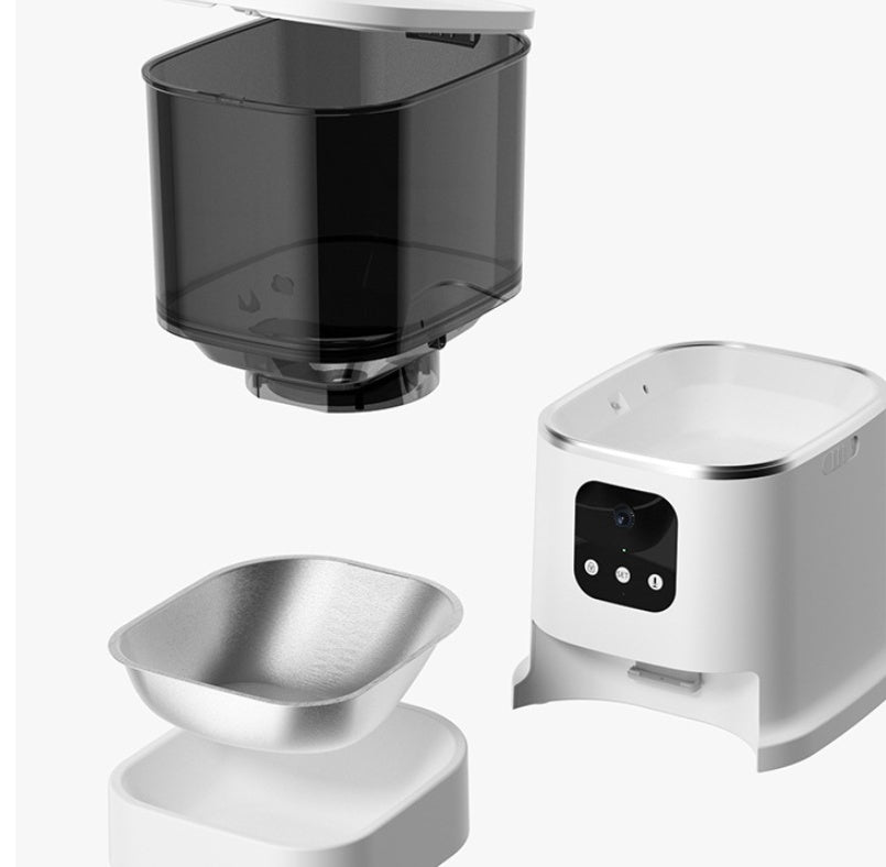✨Distributeur Automatique de Croquettes pour Chiens & Chats – 6L, Contrôle via Application & Enregistrement Vocal✨