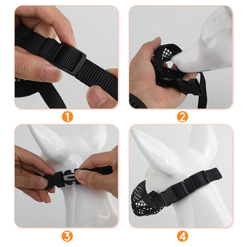 ✨Muselière Respirante Anti-Morsure pour Chiens – Confort & Sécurité✨