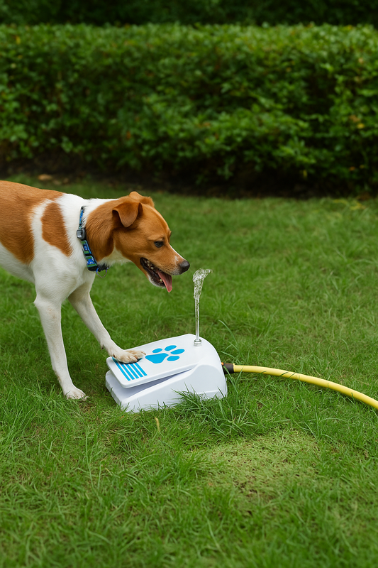 ✨ Fontaine à Eau Interactive pour Chiens – Hydratation Ludique et Autonome ✨
