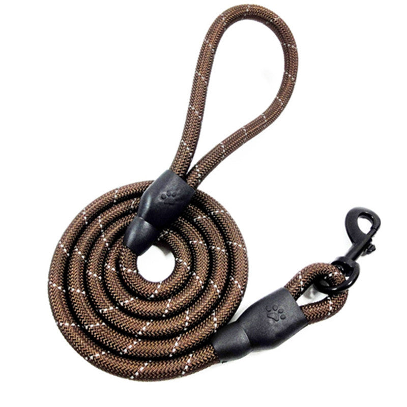 ✨ Laisse en Corde Réfléchissante – Résistante & Confortable pour Chiens ✨