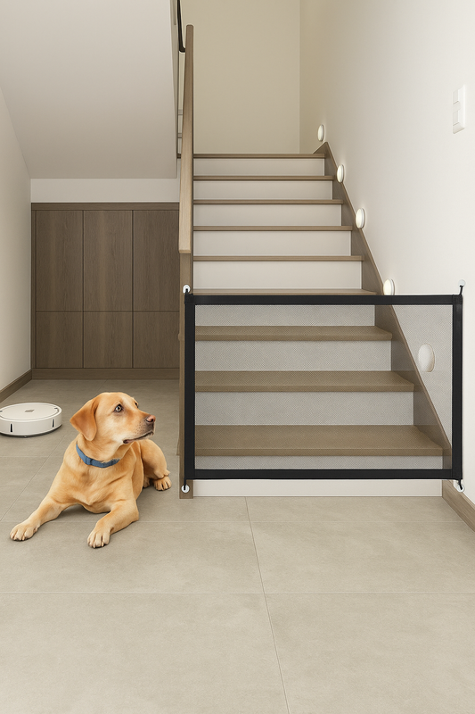 ✨ Barrière de Sécurité Portative en Maille – Protection pour Chiens & Chats ✨