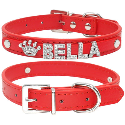 ✨ Collier personnalisé pour chien et chat avec strass – Chic & Unique