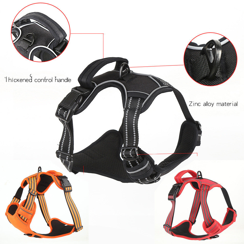 ✨Harnais Anti-Traction Réfléchissant Respirant – Confort & Sécurité pour Chiens✨