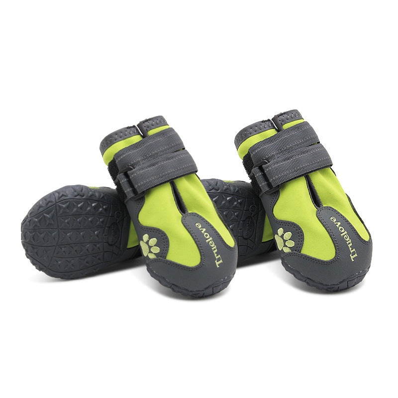 👟🐾 Chaussures de Protection pour Chiens – Antidérapantes, Étanches & Lumineuses