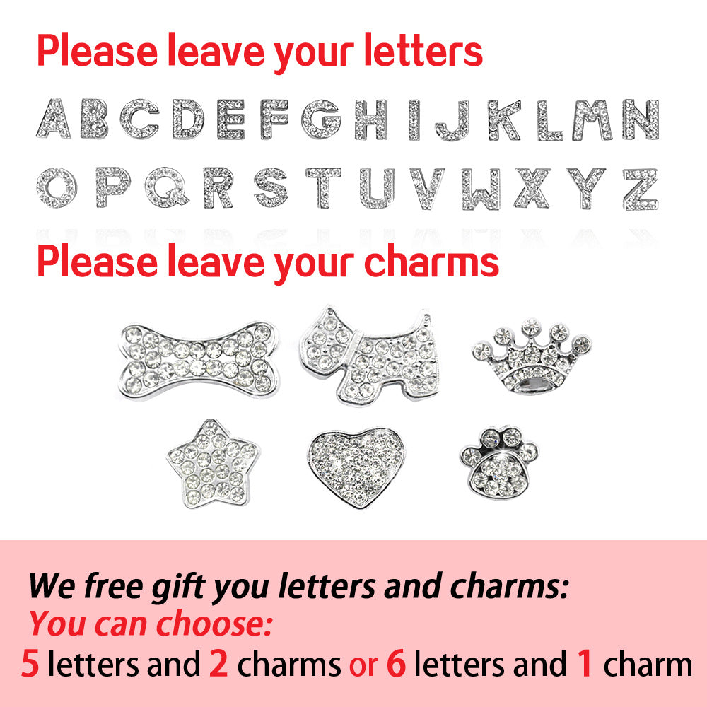 ✨ Collier personnalisé pour chien et chat avec strass – Chic & Unique