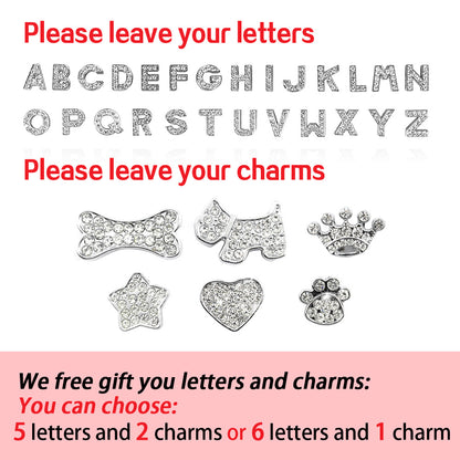 ✨ Collier personnalisé pour chien et chat avec strass – Chic & Unique
