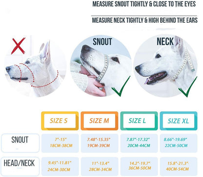 ✨Muselière Nylon Réglable pour Chiens – Confort & Sécurité✨