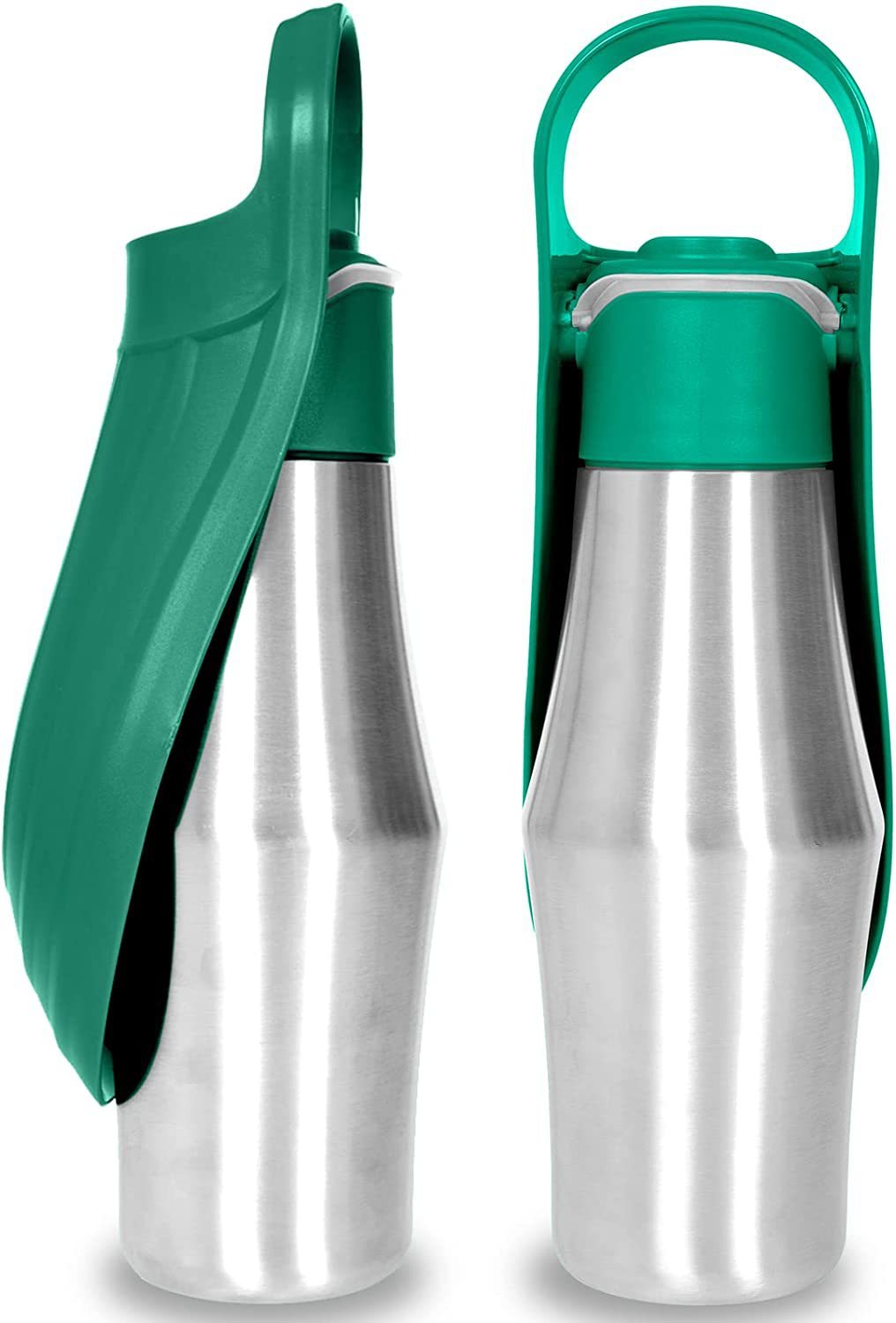 ✨Bouteille en Acier Inoxydable avec Bol Intégré – Hydratez Votre Chien Partout !✨