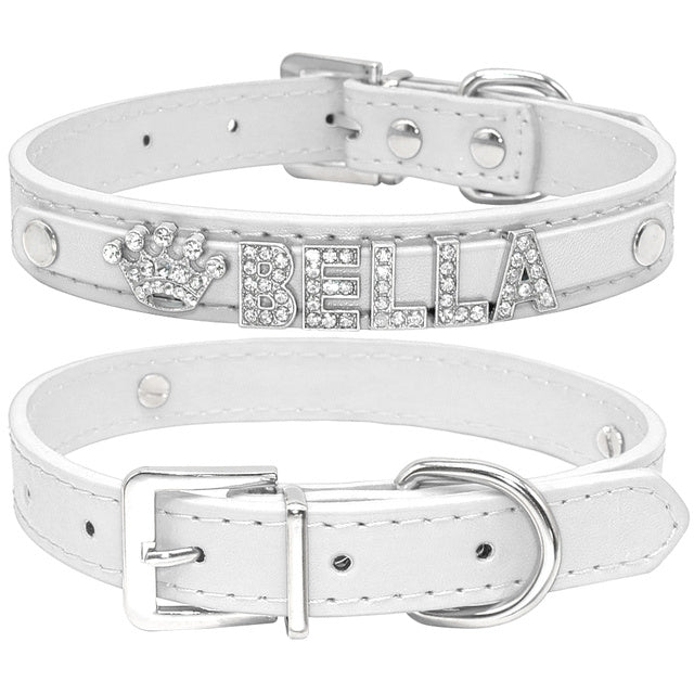 ✨ Collier personnalisé pour chien et chat avec strass – Chic & Unique