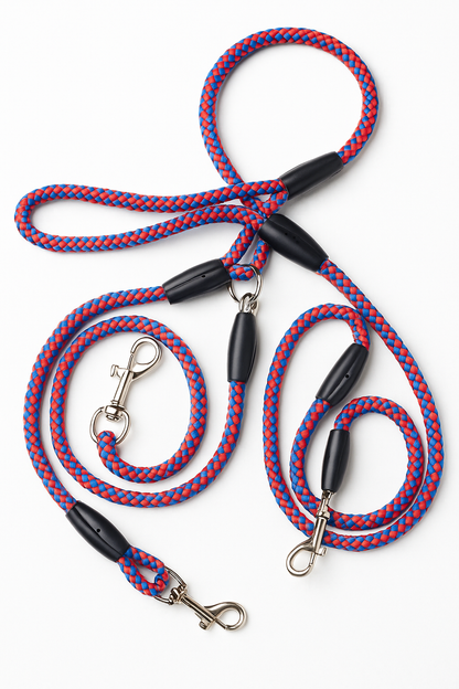 ✨ Laisse Double en Corde d’Escalade – Sécurité & Confort pour Vos Balades avec Chien ✨