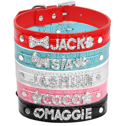 ✨ Collier personnalisé pour chien et chat avec strass – Chic & Unique
