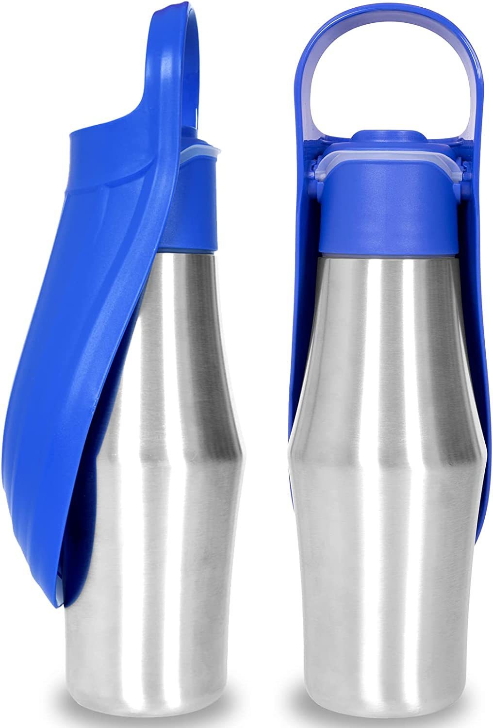 ✨Bouteille en Acier Inoxydable avec Bol Intégré – Hydratez Votre Chien Partout !✨