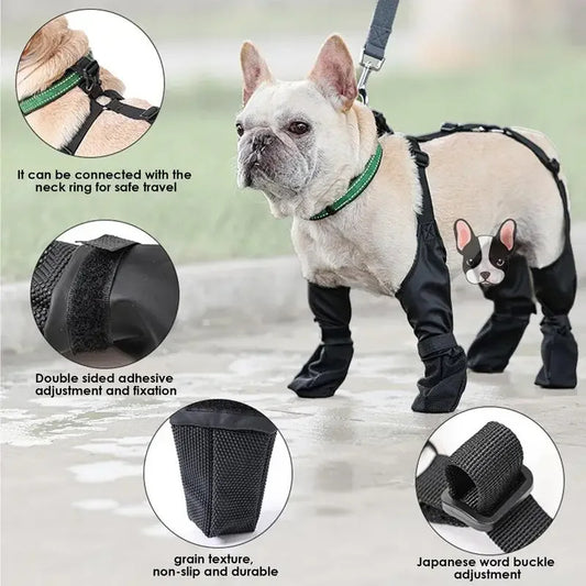 ✨Chaussures Imperméables pour Chiens – Antidérapantes & Réglables✨